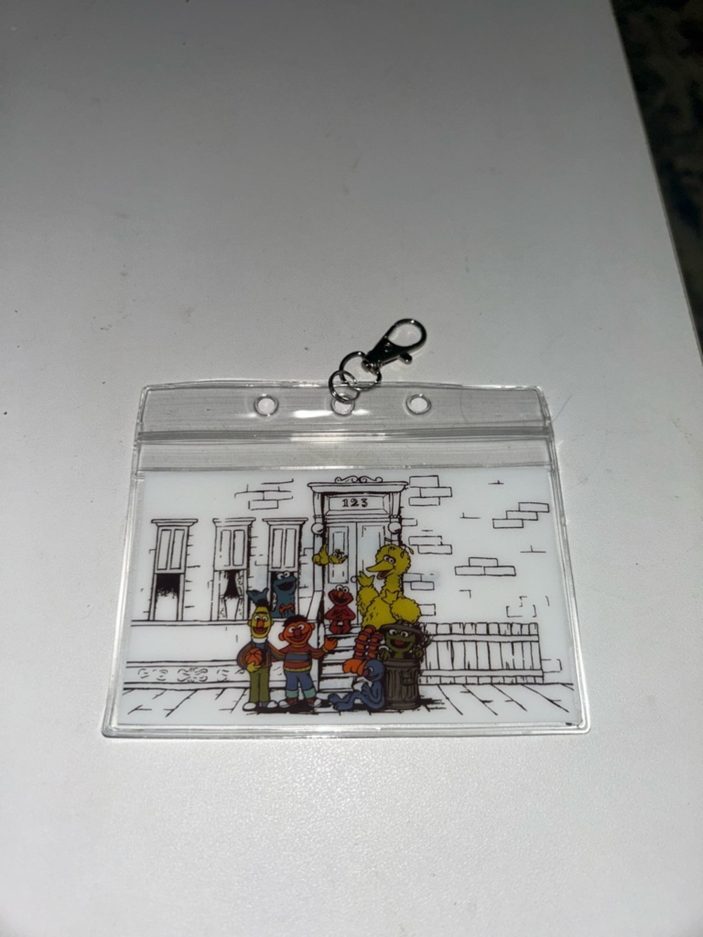 Sesame Street Clear Badge Holder
